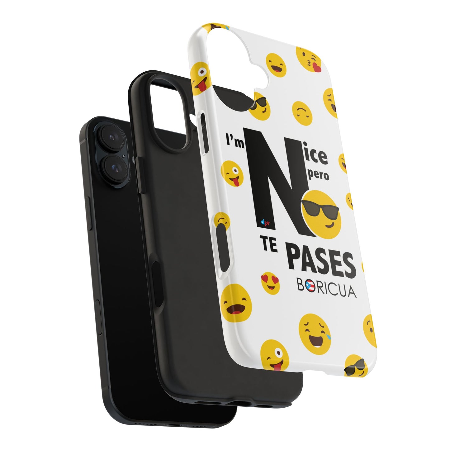 I'm Nice pero No Te Pases White Tough Phone Cases