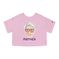 Mamá Boricua Always Here Never Left Women's Flowy Cropped Tee