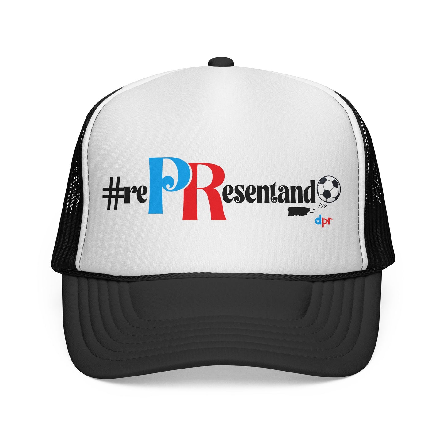 RePResentando Soccer Puerto Rican Pride Trucker Caps FREE SHIPPING