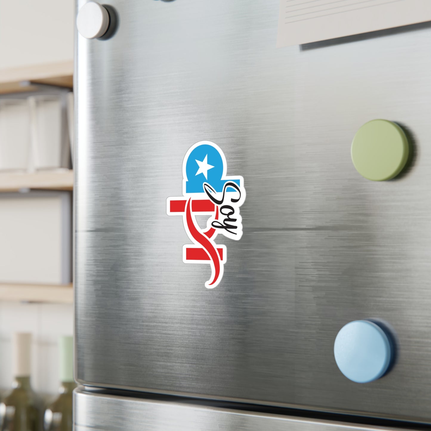 Soy De Puerto Rico Waterproof Kiss-Cut Vinyl Decals