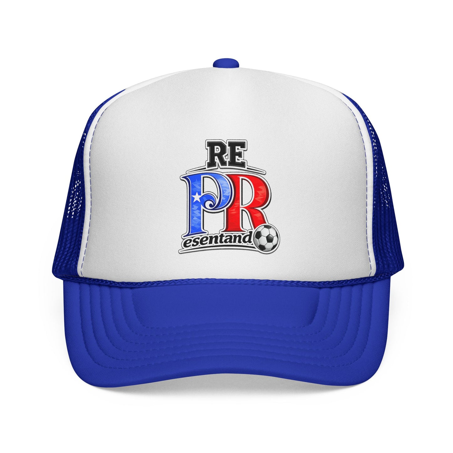 Puerto Rico Soccer ball REPresentando Trucker Caps FREE SHIPPING