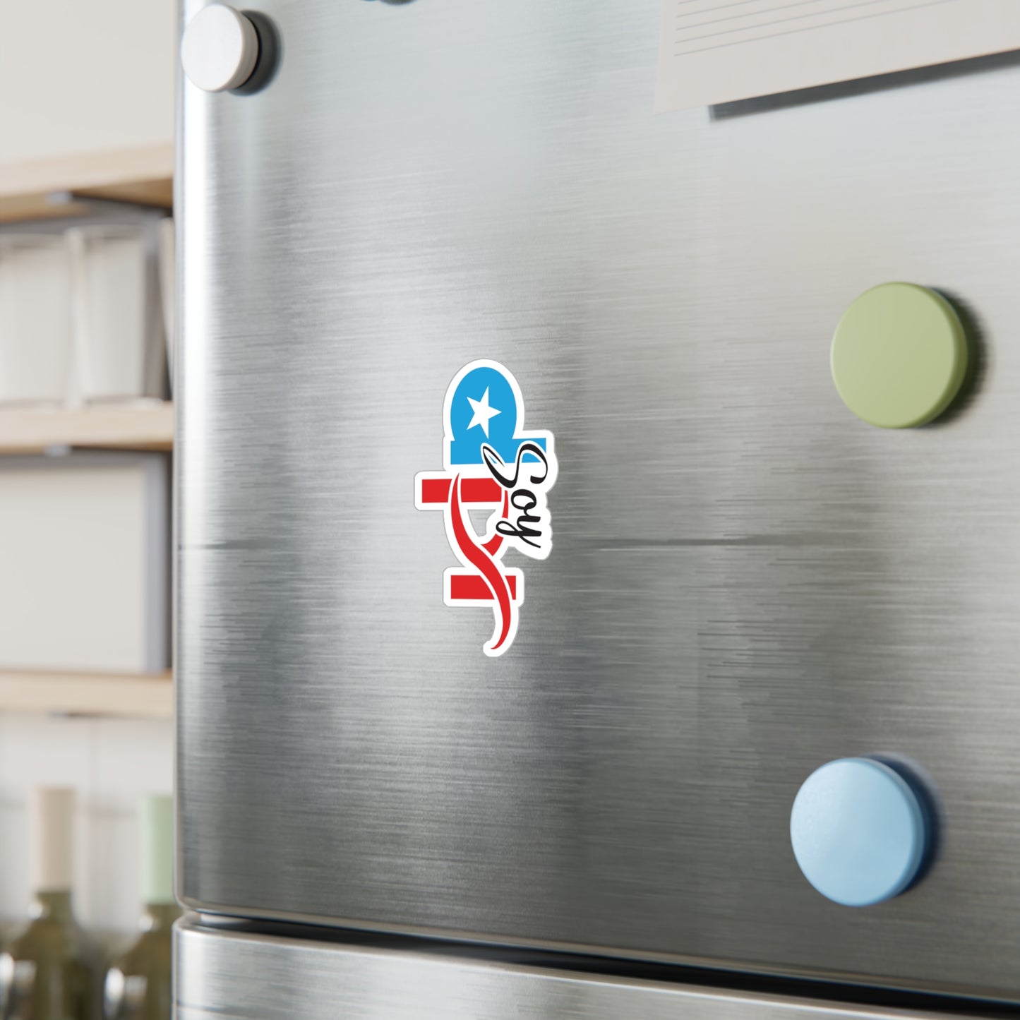 Soy De Puerto Rico Waterproof Kiss-Cut Vinyl Decals