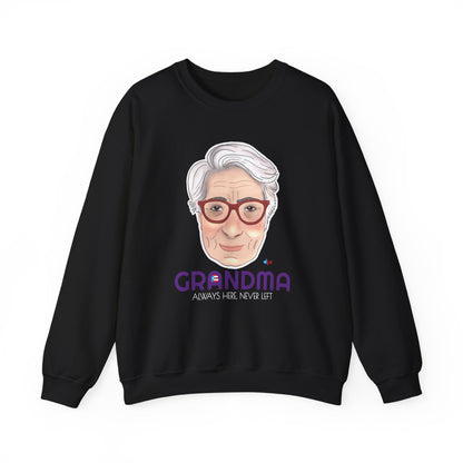 Abuela Boricua Always Here Never Left Heavy Blend™ Crewneck Sweatshirt
