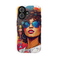 Boricua Girl Mosaico White Tough Phone Cases