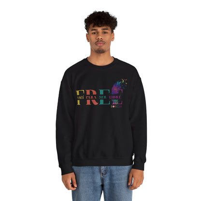 Free Nací para ser libre Unisex Heavy Blend™ Crewneck Sweaters