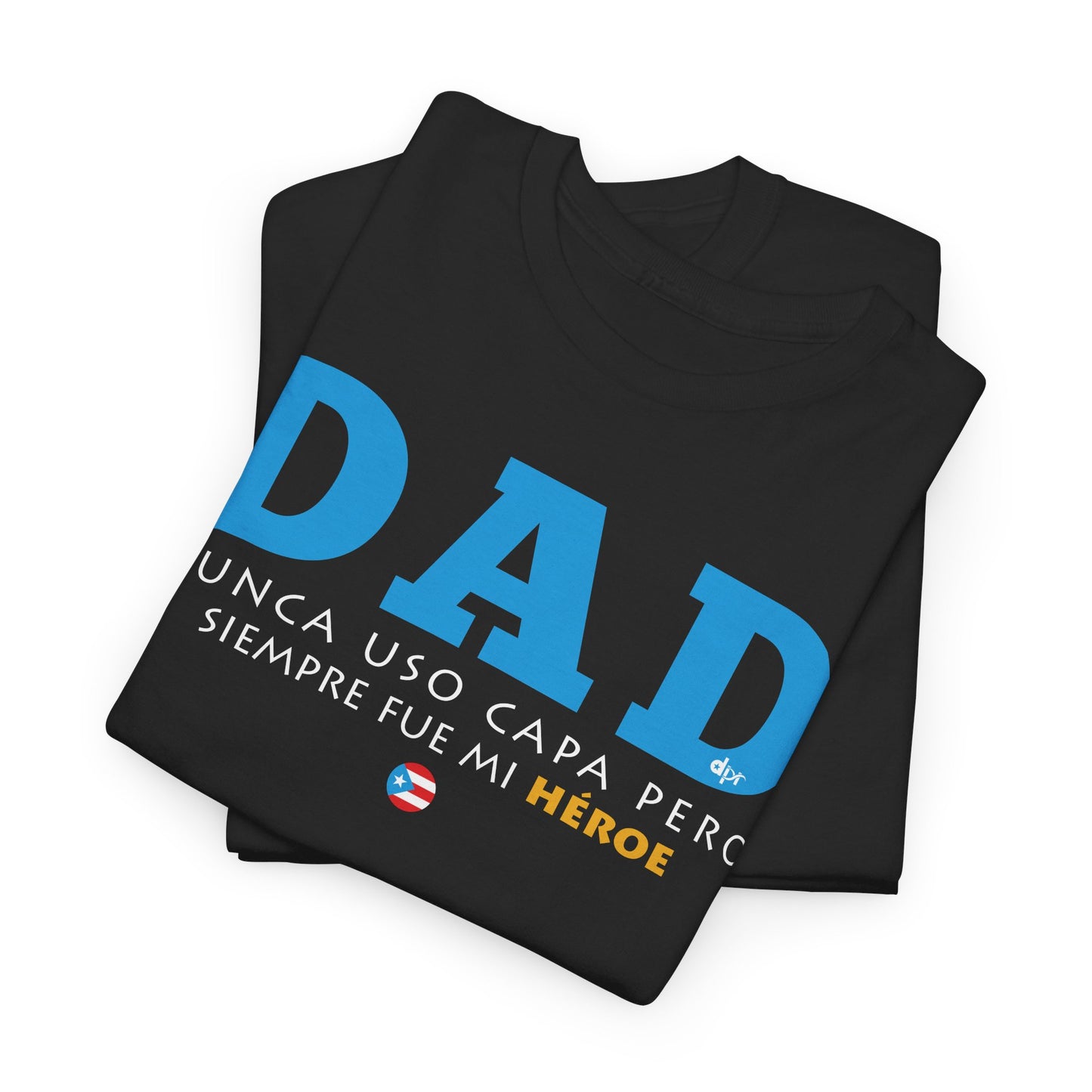 Dad Mi Héroe Blue Unisex Heavy Cotton Tee