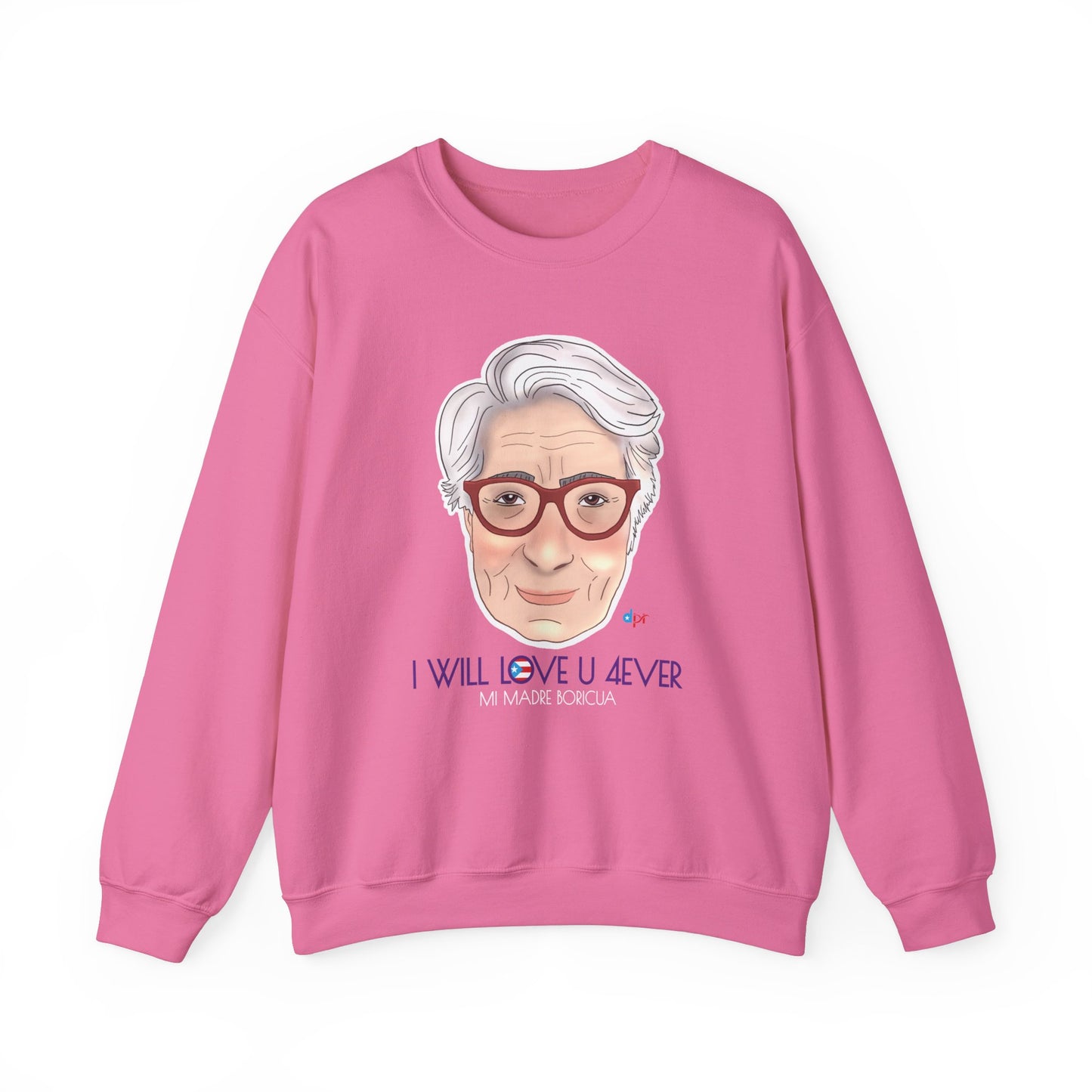 I Will Love You Forever Mamá Boricua Heavy Blend™ Crewneck Sweatshirt