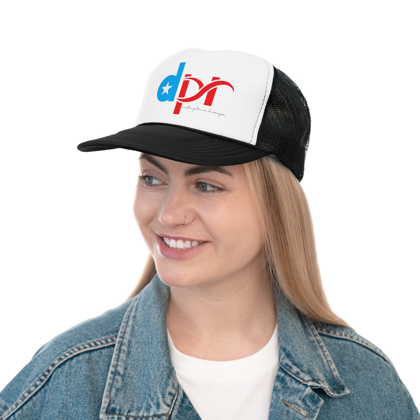 De Puerto Rico nuestra patria en el corazón Puerto Rican Pride Trucker Caps FREE SHIPPING