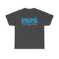 Papá My Hero Blue Heavy Cotton Tee