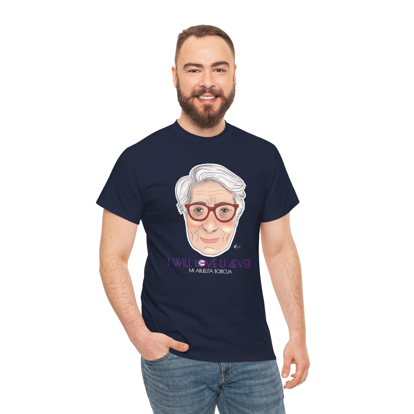 I Will Love You Forever Abuelita Boricua Heavy Cotton Tee