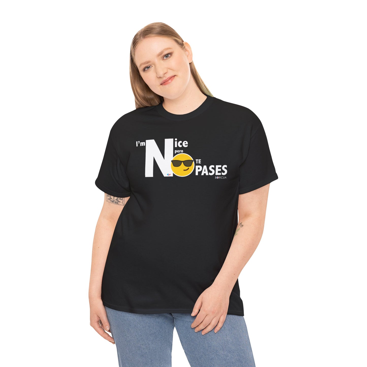 I'm Nice Boricua Unisex Heavy Cotton Tee