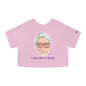 I Will Love You Forever Abuelita Boricua Women's Flowy Cropped Tee