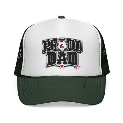 Proud Dad Soccer Boricua Trucker Caps FREE SHIPPING