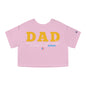 DAD Mi Héroe Yellow Women's Flowy Cropped Tee
