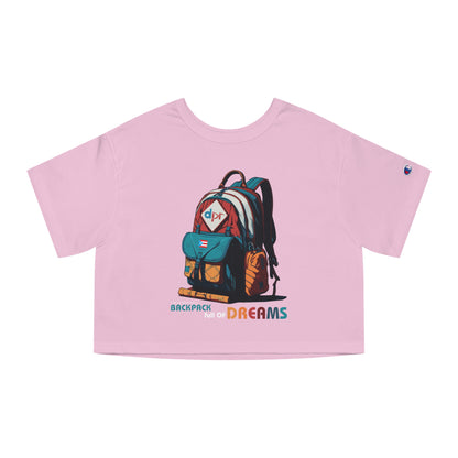 Backpack full of Dreams Flowy Cropped Tee