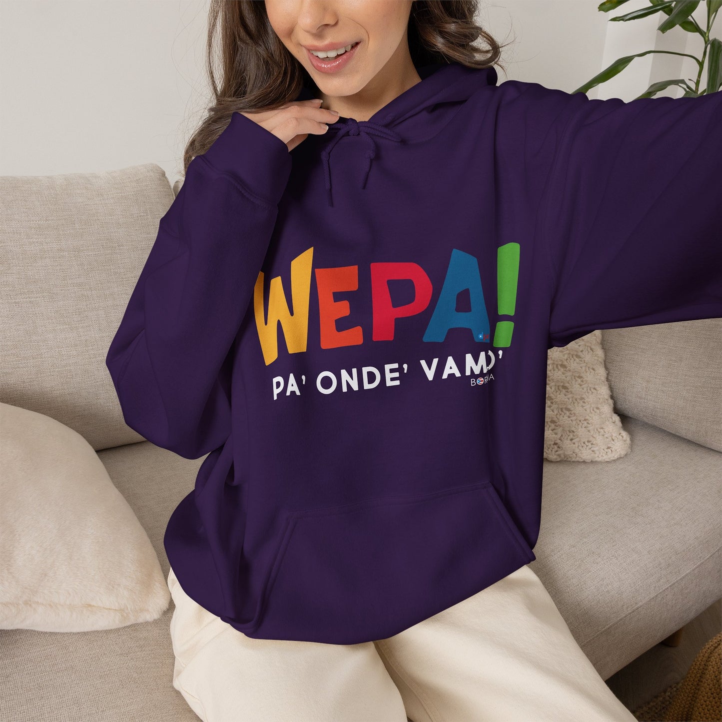 Wepa Boricua! Unisex Heavy Blend™ Boricua-Style Hoodies