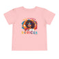 Back to School Boricua Girl Flow Toddler Short Sleeve Tee