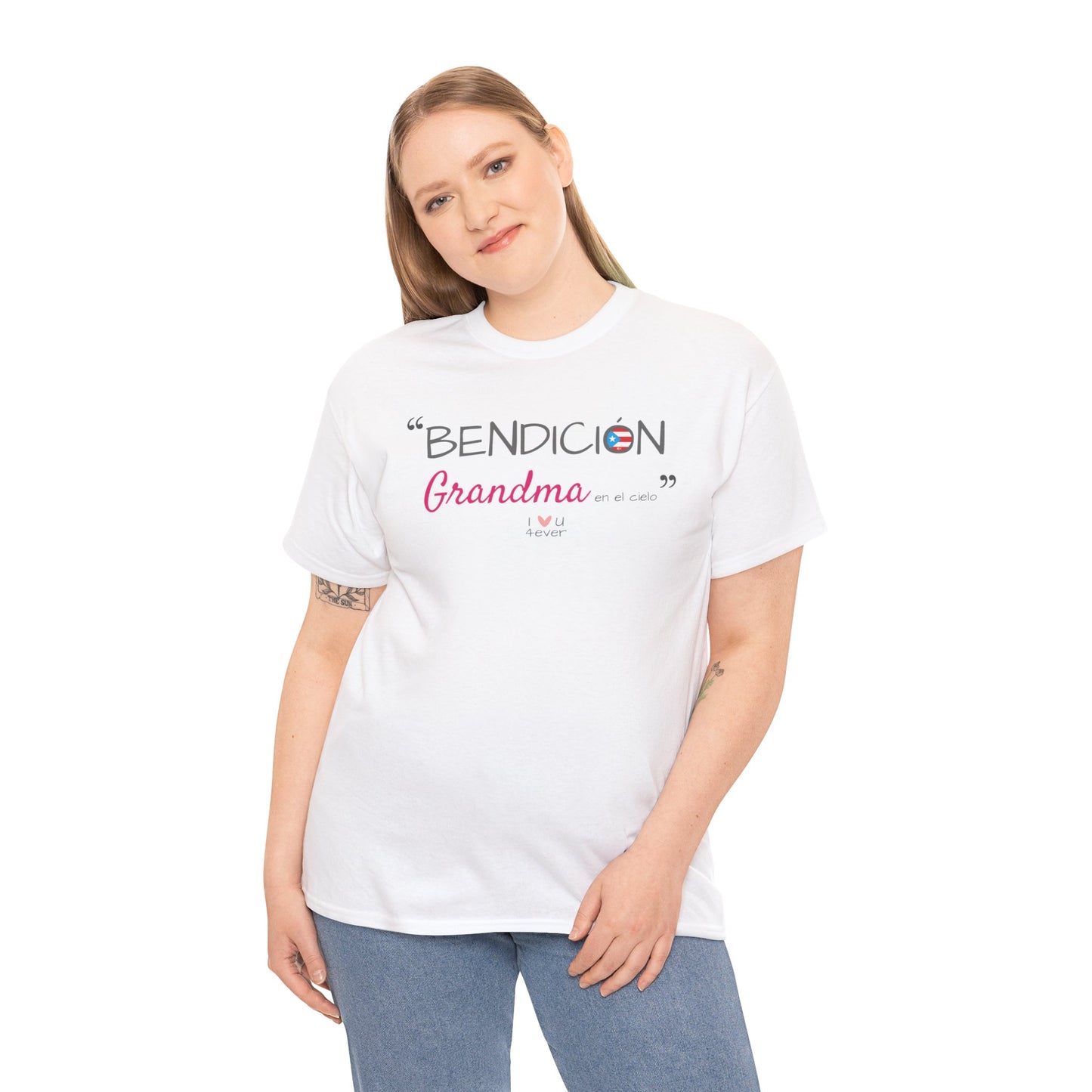 Bendición Grandma Boricua Unisex Heavy Cotton Tee