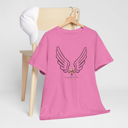 "Cosiendo sus alas" Soccer Player Unisex Heavy Cotton Tee