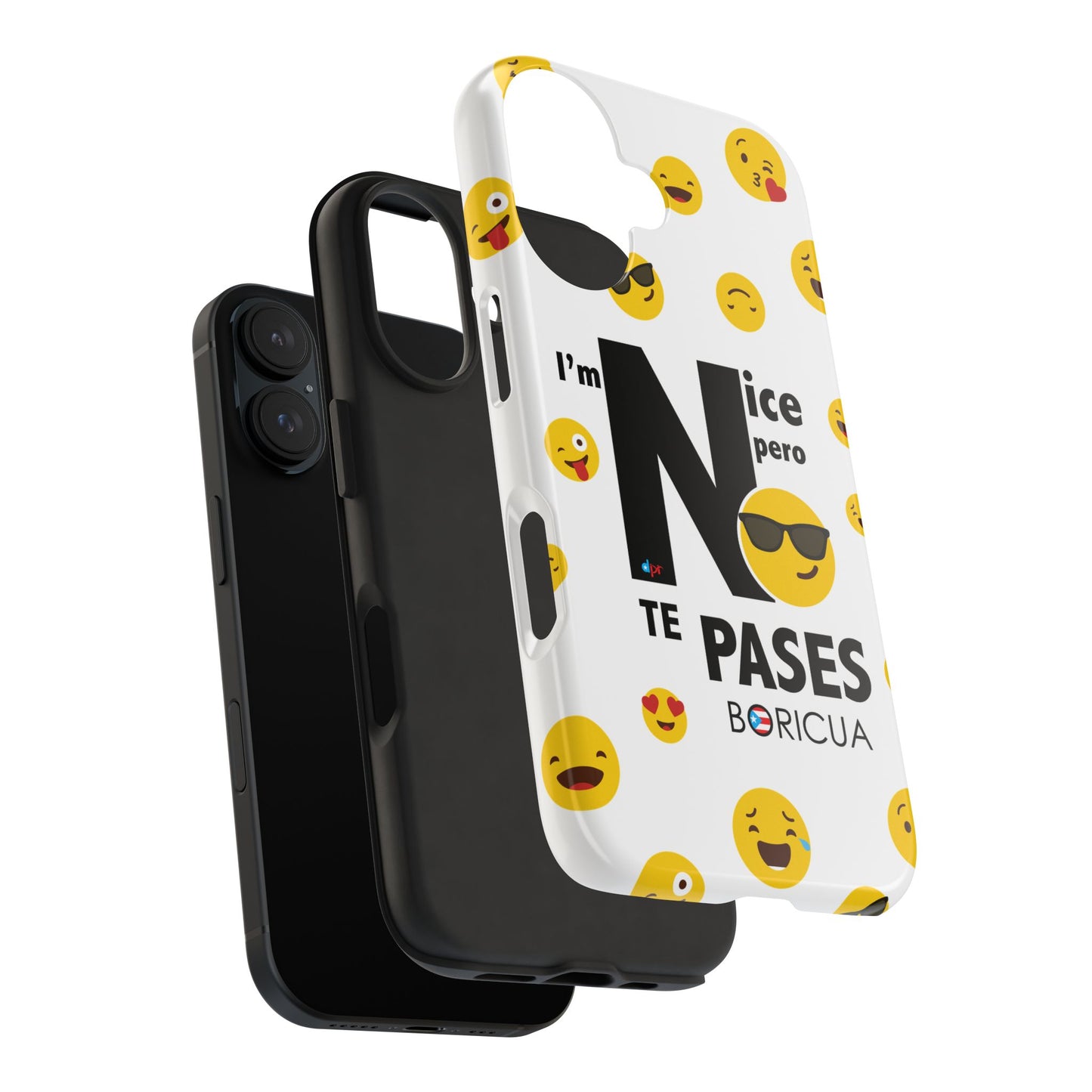 I'm Nice pero No Te Pases White Tough Phone Cases