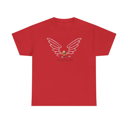 Formando sus Alas | Soccer Player Unisex Heavy Cotton Tee