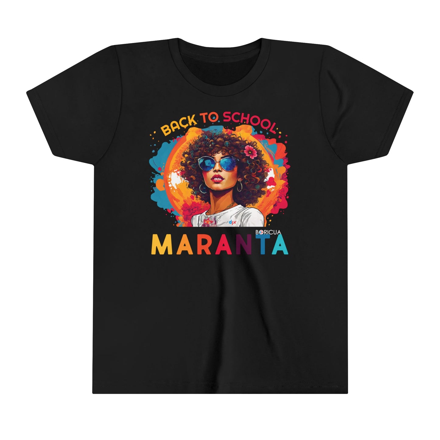 Back to School Maranta Boricua Youth Short Sleeve Tee