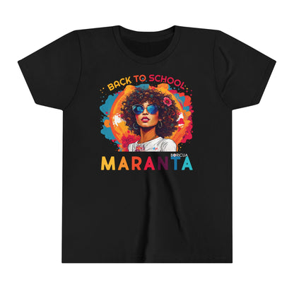 Back to School Maranta Boricua Youth Short Sleeve Tee