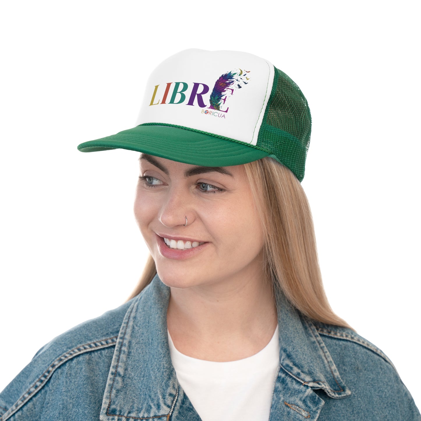 Libre Boricua Puerto Rican Pride Trucker Caps FREE SHIPPING