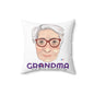 Grandma The Real Influencer Spun Polyester Square Pillow