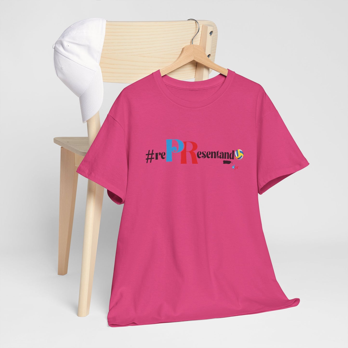 RePResentando Volleyball Unisex Heavy Cotton Tee