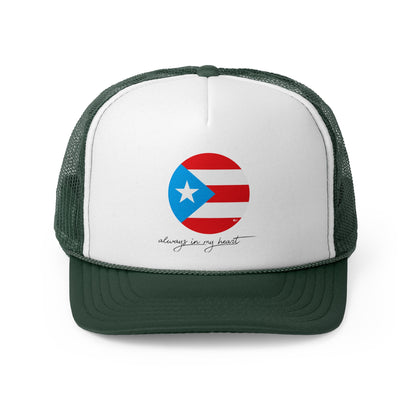 Always in my Heart Puerto Rican Pride Trucker Caps FREE SHIPPING