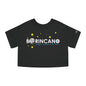 BORINCANO aunque naciera en la luna STARS Flowy Cropped Tee