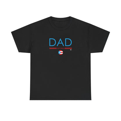 Papá EST. 2026 Puerto Rican Flag Unisex Heavy Cotton Tee