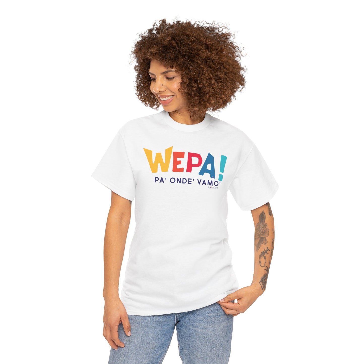 Wepa Boricua Unisex Heavy Cotton Tee
