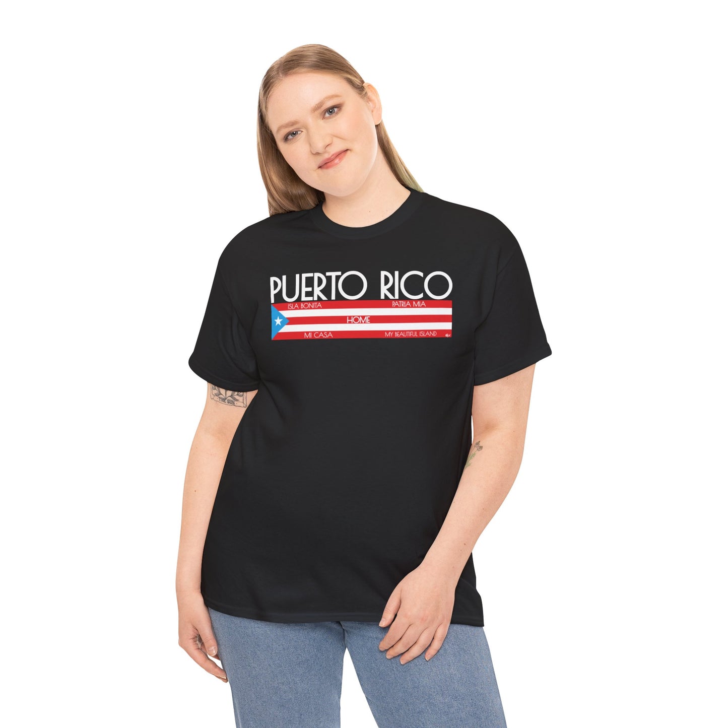 Puerto Rico HOME Unisex Heavy Cotton Tee