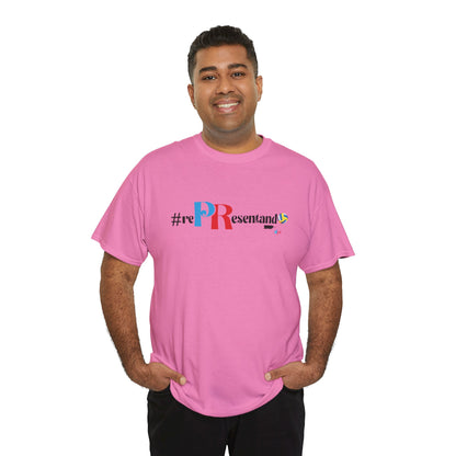 RePResentando Volleyball Unisex Heavy Cotton Tee