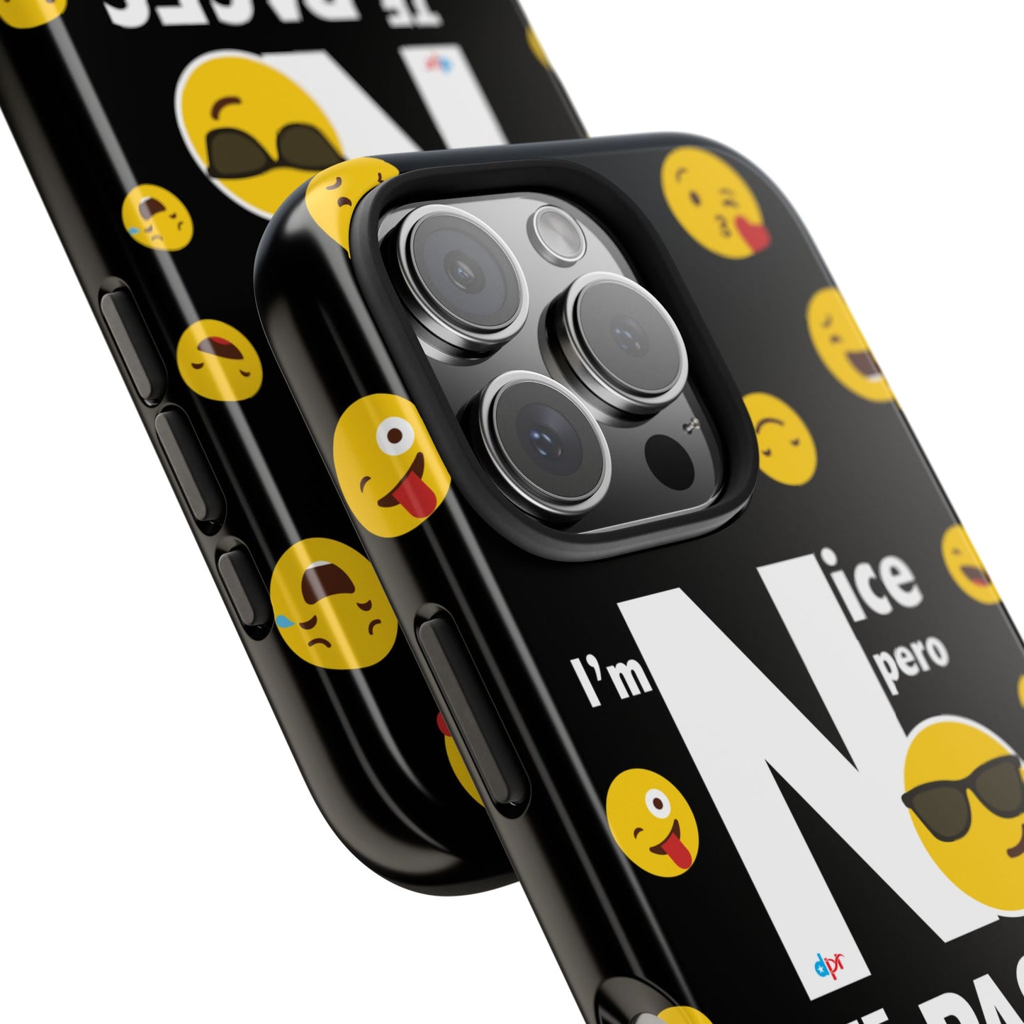 I'm Nice pero No Te Pases Black Tough Phone Cases
