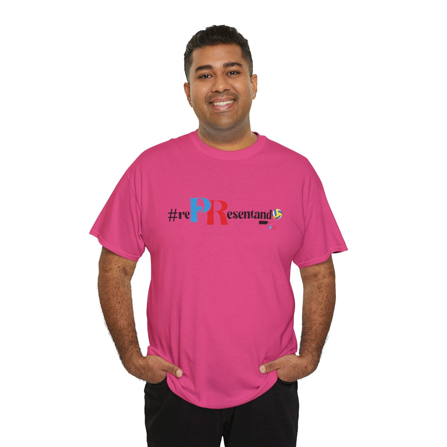 RePResentando Volleyball Unisex Heavy Cotton Tee