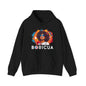 Boricua Girl Black Unisex Heavy Blend™ Boricua-Style Hoodies