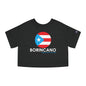 BORINCANO BANDERA Flowy Cropped Tee