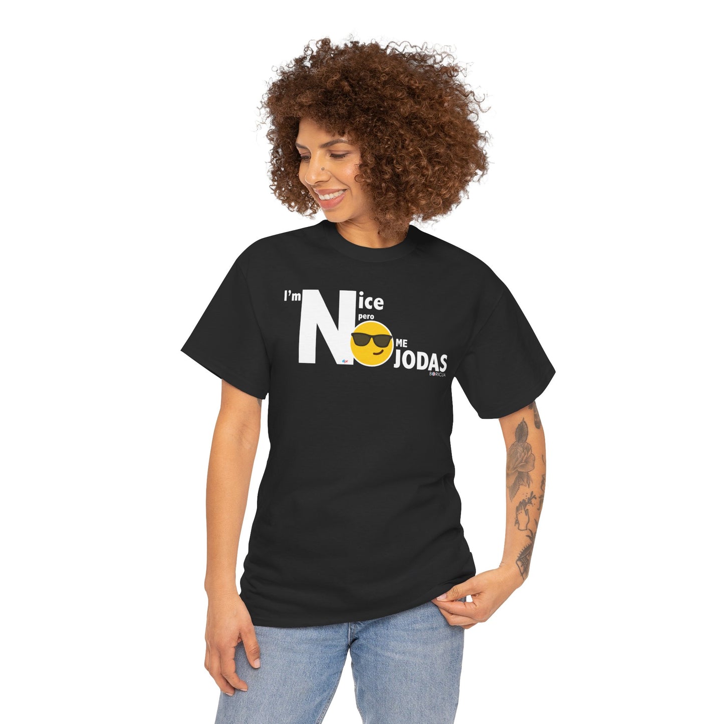 I'm Nice NO JODAS Unisex Heavy Cotton Tee