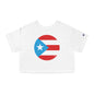 Puerto Rico Always in my Heart Women's Flowy Cropped Tee