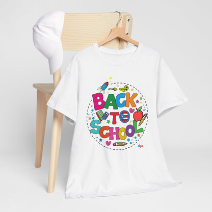 Back to School Boricua Student Heavy Cotton Tee