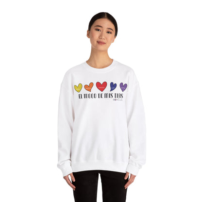 El Mood de mis días Boricua Heavy Blend™ Crewneck Sweaters