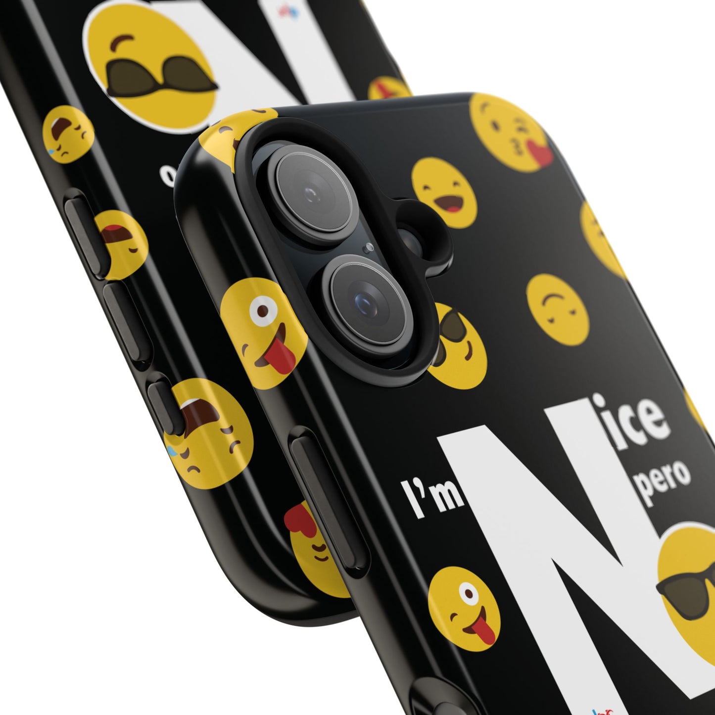 I'm Nice pero No me Jodas Tough Black Phone Cases