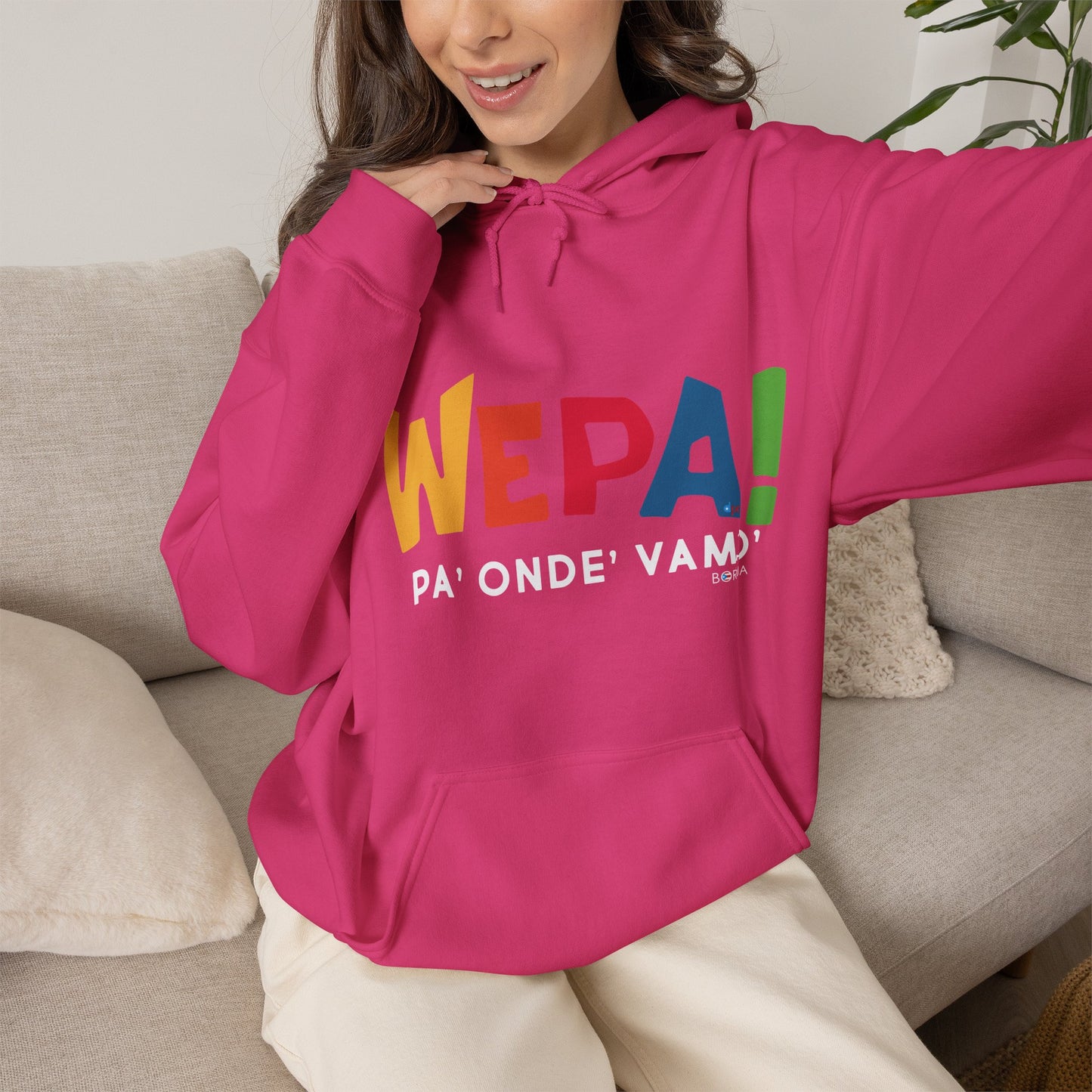 Wepa Boricua! Unisex Heavy Blend™ Boricua-Style Hoodies