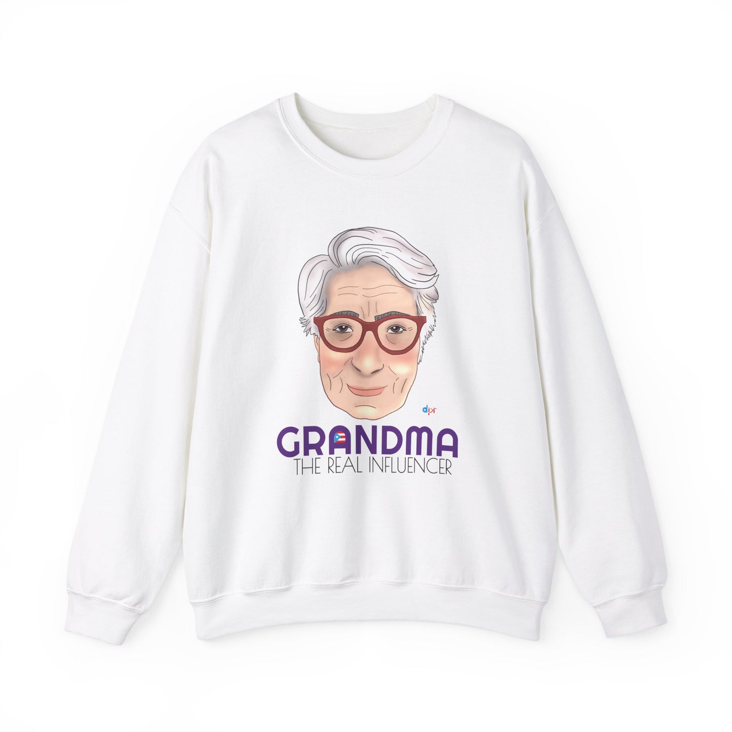 Grandma The real Influencer Heavy Blend™ Crewneck Sweatshirt