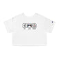 Eat Play Fútbol Graphic Tee | Puerto Rican Flag Soccer Flowy Cropped Tee