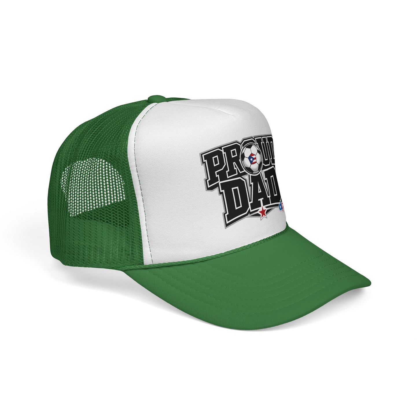 Proud Dad Soccer Boricua Trucker Caps FREE SHIPPING