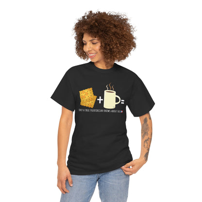 Crackers & Coffee True Puertorican Unisex Heavy Cotton Tee